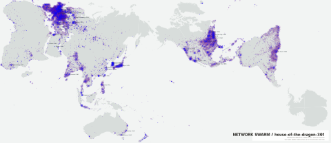 AuthaGraph network swarm preview