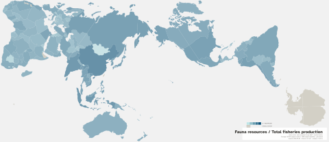AuthaGraph fisheries production preview