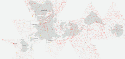 Dymaxion global orbital technosphere preview