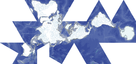 Dymaxion water plate from the Top of tree (snapshot) backend