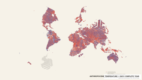 Myriahedral Anthropocene temperature 2025 preview