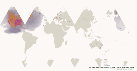 Voronoi Anthropocene particulate 2026 preview